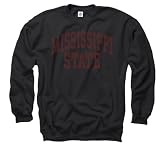 Mississippi State Bulldogs Black Arch Crewneck Sweatshirt