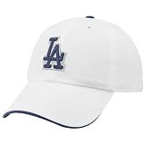 Twins Enterprise L.A. Dodgers White Casper Franchise Fitted Hat