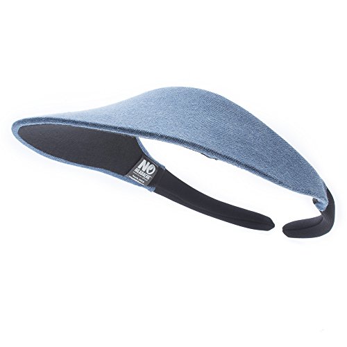 The No Headache Midsize Womens Sun Visor Hat (Denim) Apparel