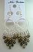 GenuineSterling Silver Earrings w/ Smoked Topaz & Toback Crystals (BRAND NEW)