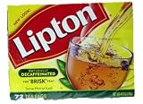 CLASSIC COFFEE CONCEPTS, INC / Lipton Tea - Decaf, 72/Box / CCE290 / Sold as 1 Box / Mfr Part # 290