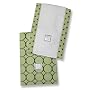 SwaddleDesigns Baby Bupies- Set of 2 - Lime with Brown Dots and Lime with Brown Mod Circles