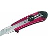 Tajima AC-701R Red Rock Hard Aluminist knife, Dial Lock with 3 Rock Hard blades