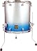 GMS Special Edition Floor Tom, 16X16 Silver/Blue Sparkle Fade