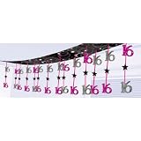Sweet 16 Sparkle Foil Ceiling Decoration 