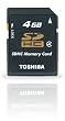 Toshiba 4 GB SDHC HighSpeed Speicherkarte, Secure Digital High Capacity (4GB SDHC Class 4 Card) CL4