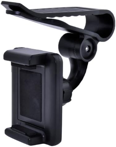 iHour Sun Visor Bracket 360 degree Universal Car Mount holder for iphone/smart phone-black