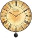 Antiqued Chester Wall Clock with Pendulum