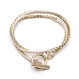 Crystal Wrap Bracelet (Nude)