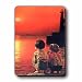 3D Lenticular Magnet - TWO CHILDERN W/SUNSET Image