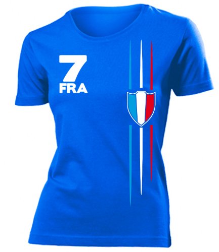FRANKREICH FUSSBALL WM 2014 FANSHIRT 3298(F-B) Gr. M