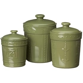 Signature Housewares Sorrento Set of 3 Canisters