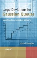 Large Deviations for Gaussian Queues: Modelling Communication Networks