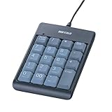 バッファローコクヨサプライ BUFFALO USB2.0Hub付テンキーボード ブラック BTKU2H01BKA