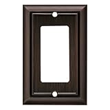 Liberty W067ZMC-VBR-C Architectural Single Decorator Wall Plate [並行輸入品]