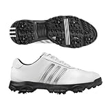 Adidas 2008 Mens Complite Golf Shoe - White White Metallic Silver - 737170 by adidas