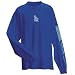 Dodgers T-Shirt - Los Angeles Dodgers Reaction Time L/S Blue Tee
