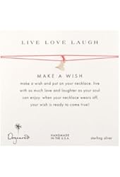 Dogeared Make a Wish Collection "Live Love Laugh" Necklace - Sterling Silver