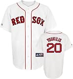 Kevin Youkilis Youth Boston Red Sox Home White Replica Jersey