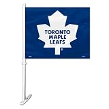 NHL Toronto Maple Leafs Car Flag with Wall Brackett