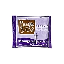 Endangered Species Bug Bites, Organic Dark Chocolate, 0.35-Ounce Packages (Pack of 64)
