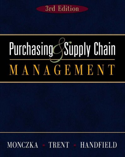 Cover image : Purchasing And Supply Chain Management