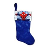 Spiderman 18 Felt Christmas Stocking with Printed Satin Cuff