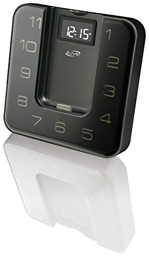 iLive ICP391B Digital Clock with FM Radio, Alarm and iPod/iPhone Dock with Remote Control