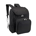 Super schicker Picknickrucksack, f�r 2 Personen, inkl. Geschirr usw., Farbe: Schwarz
