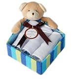 Baby Aspen Honey Bear Sweet Baby Boy Gift Set