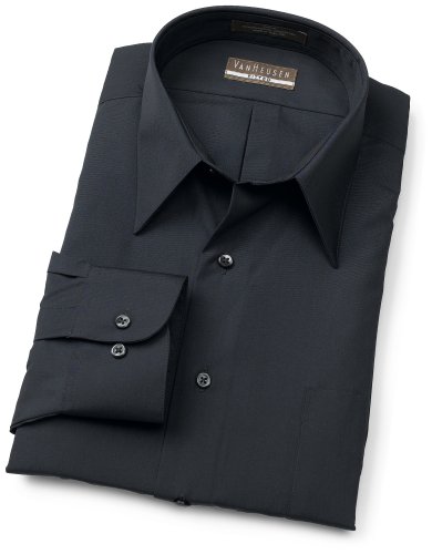 Buy Van Heusen Men's Long Sleeve Wrinkle Free Poplin Fitted Solid Shirt, Eclipse, 16 34/35 online at Discounted New and Used prices. Delivered to your door with Childrens Toyshop.com