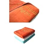 100% cotton bath towels with embroidery pattern