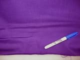 Fabric Cotton Blend Solid Purple $1.99 per yard !423