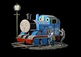 BANKSY ART Poster PRINT (Thomas the Tank Engine.) 11.7 x 16.5- 297mm x 420mm