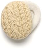 Sprigs Womens Cableknit Earbags Size Medium (Tan)