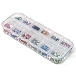 3000 Nail Art Gems Mixed Colours Shap...