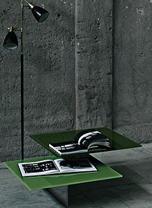 Glas Italia Kris-Kros Multi-Level Coffee Table by Marc Krusin Glas Italia Kris-Kros Multi-Level Coffee Table by Marc Krusin
