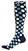 Compression Socks for Women and Men - Ocean Dots, Medium