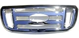 2006 - 2007 Ford Ranger High Impact Triple Chrome Plated ABS Grille Grill Inserts Overlay
