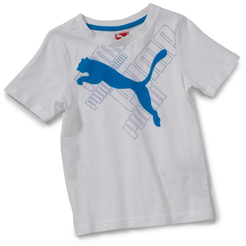 PUMA Jungen T-Shirt Logo, white, 176, 819466 04 Preisvergleich