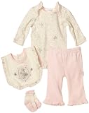 Vitamins Baby-Girls Newborn Scroll 4-Piece Pant Set