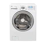 LG SteamWasher Series WM3988HWA 27 Steam Washer/Dryer Combo with 4.2 cu. ft. Capacity, 9 Wash & 5 Dry Programs, Spin Speed of 1320 RPMs and Allergiene Cycle