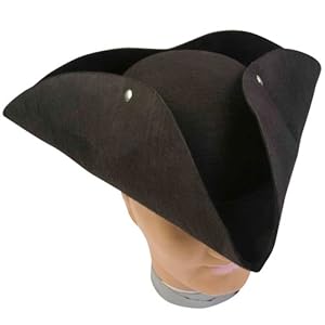 DELUXE MOLDED PIRATE HAT (Standard)