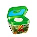 Fit & Fresh Salad Shaker Container with Removable Ice Pack and Dressing Dispenser