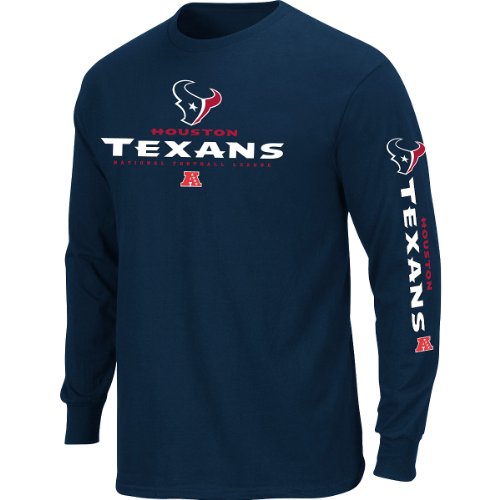 Houston Texans Primary Receiver Long Sleeve T-Shirt Medium