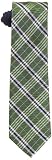 Tommy Hilfiger Men's Packers Plaid Necktie, Green, One Size