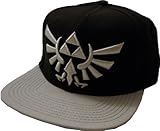 Bioworld Nintendo Zelda Black/Grey Mens Snapback Hat