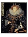 The Ermine Portrait of Queen Elizabeth I Art Styles Giclee Poster Print by Nicholas Hilliard, 18x24