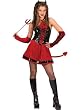 Corset Classic Devil Costume Teen Junior Sexy Halloween Costume