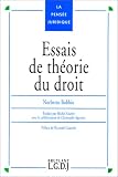 Essais de th�orie du droit: (Recueil de textes)